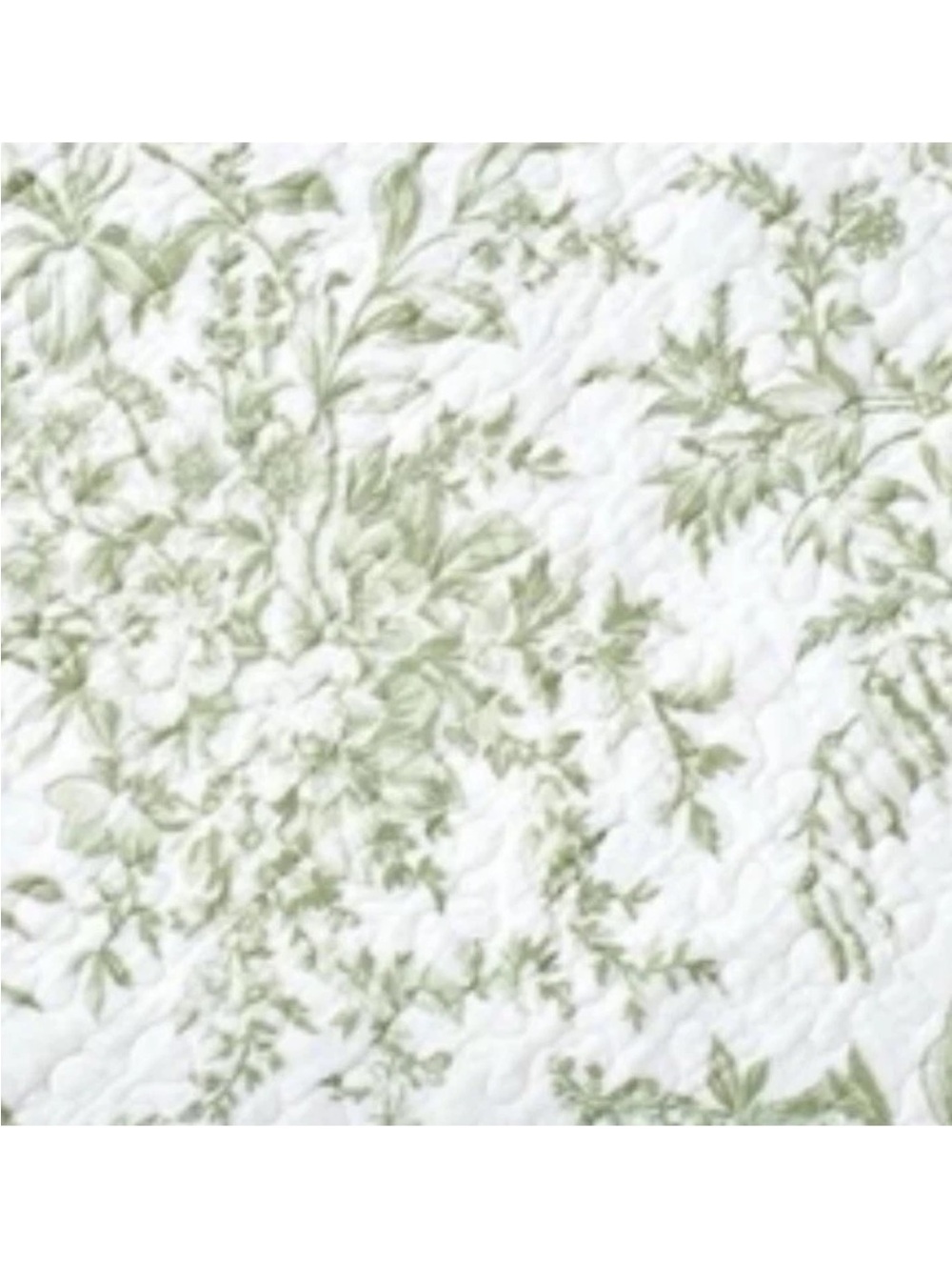 Laura Ashley ~ FULL/QUEEN Bedford Quilt Set ~ Green ~ Reversible All-Season - Picture 5 of 7